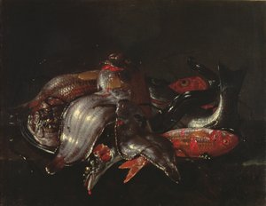 Stilleven van Vis, c.1670-80